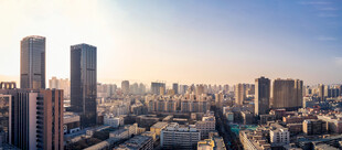 兰州城市天际线景观