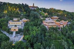 兰州白塔山风景