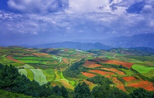多彩田园风光美景