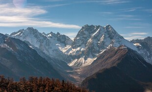壮丽雪山美景