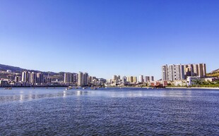 城市滨水风光美景