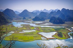 山水田园美景如画