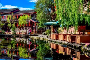 江南水乡古景如画