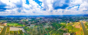 田园风光全景图