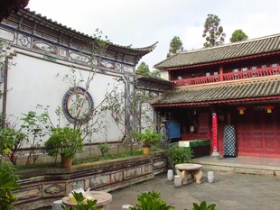 中式庭院古建筑景观