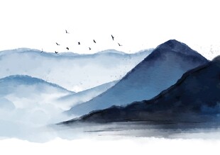 古风山水