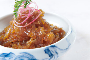 美味海蜇头精致摆盘
