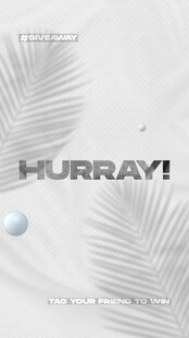 简约风HURRAY主题装饰图