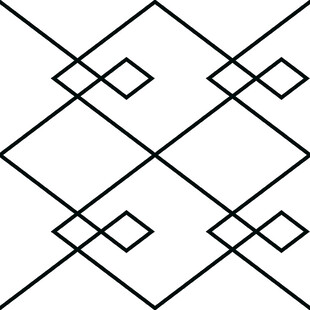 几何线条交织图案