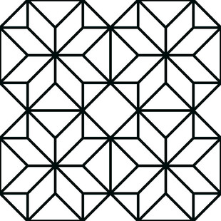 几何线条构成的重复图案