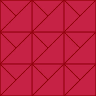 红色几何图案拼接纹理