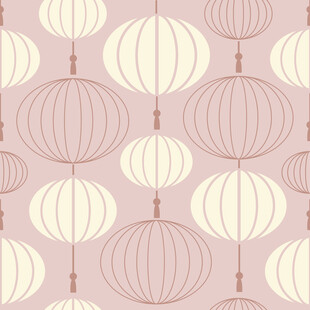 粉色灯笼图案背景纹理