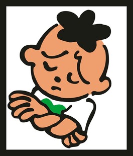 可爱抱拳卡通小孩形象