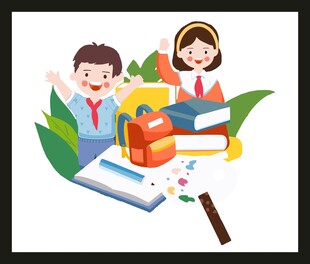 欢乐学习场景丰富文具相伴