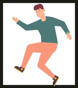 跳跃的男子