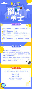 招聘启事海报