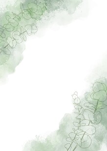 绿色水彩背景