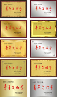 青年文明号奖牌