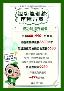 视力保护培训海报