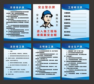 工地制度牌
