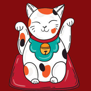 招财猫卡通形象