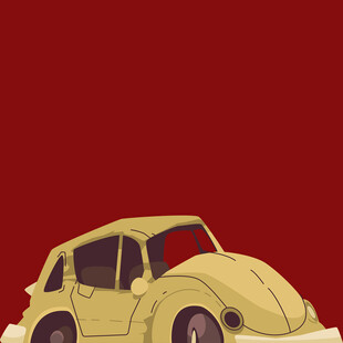 复古小黄车