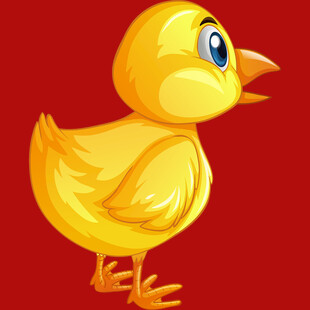 可爱小黄鸡