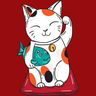 招财猫摆件可爱又吉祥