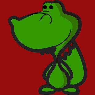 卡通鳄鱼形象
