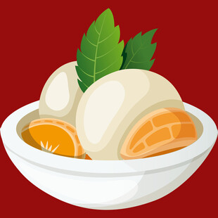 碗中美味咸鸭蛋