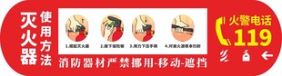 灭火器使用方法