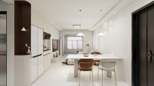 客餐厅效果图         