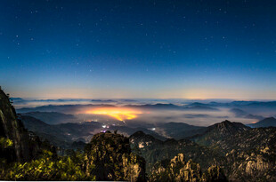 黄山日出美景