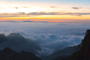 黄山日出云海