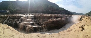 大西北揽胜黄河壶口瀑布全景