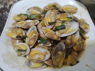 美味炒花蛤