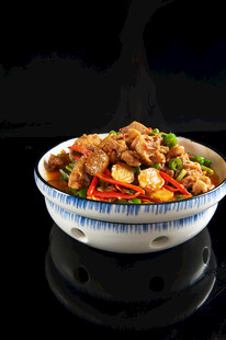 美味小炒肉色香味俱全