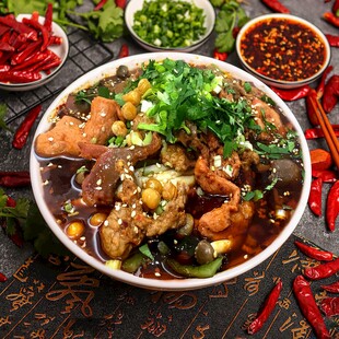 麻辣牛肉冒菜套餐
