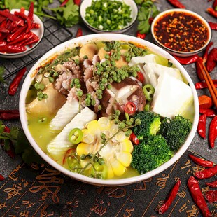 鲜香麻辣牛杂火锅