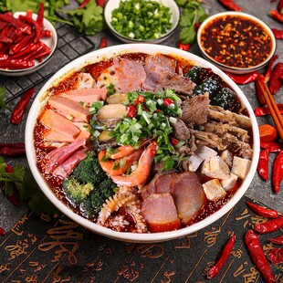 美味丰盛的特色冒菜