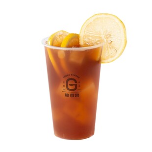 柠檬冰红茶饮品特写