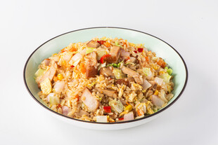 双椒卤肉炒饭