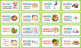 食堂文化海报