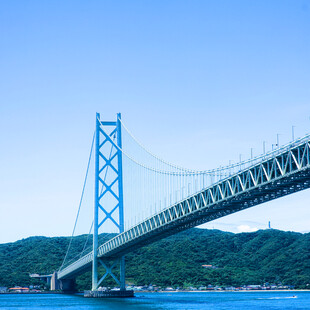 壮观跨海大桥风景
