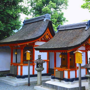 日本传统神社建筑景观