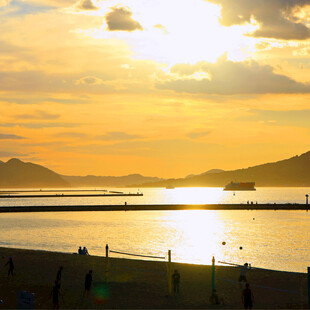 海边日落美景