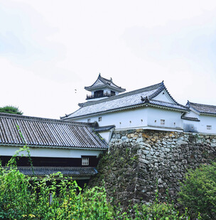 日本传统城堡建筑景观
