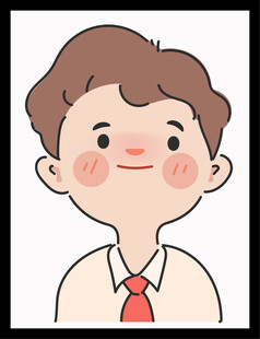 系红领带的可爱小男孩