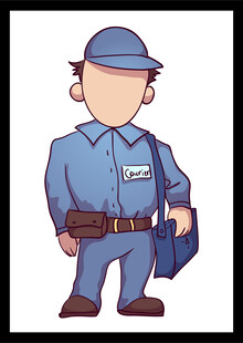 卡通警察形象展示