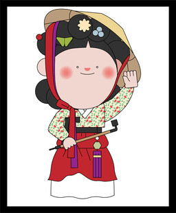 可爱古风少女形象